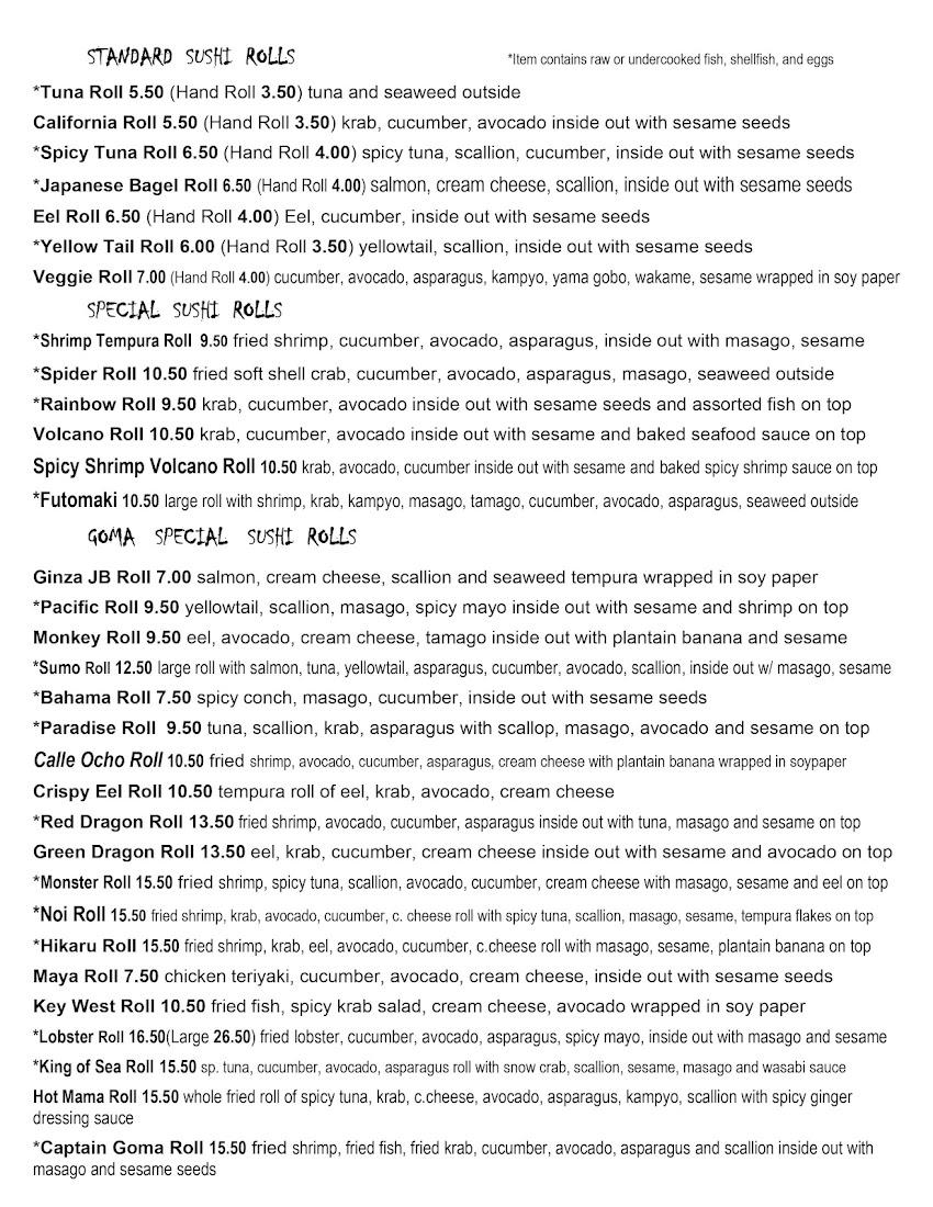 Goma Japanese Restaurant