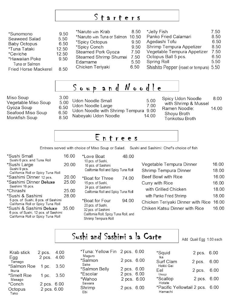 Goma Japanese Restaurant Menu image 3